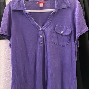 Purple top with a little bling